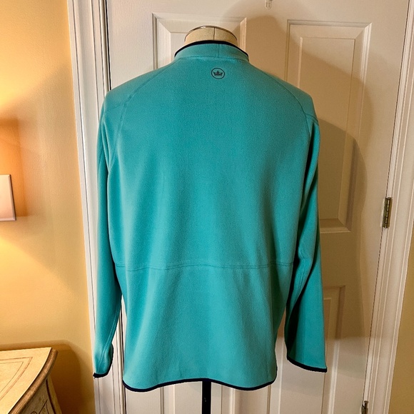 EUC Men's Peter Millar Lily Pad Thermal Flow Micro Fleece Half Zip Size LARGE - Picture 7 of 8